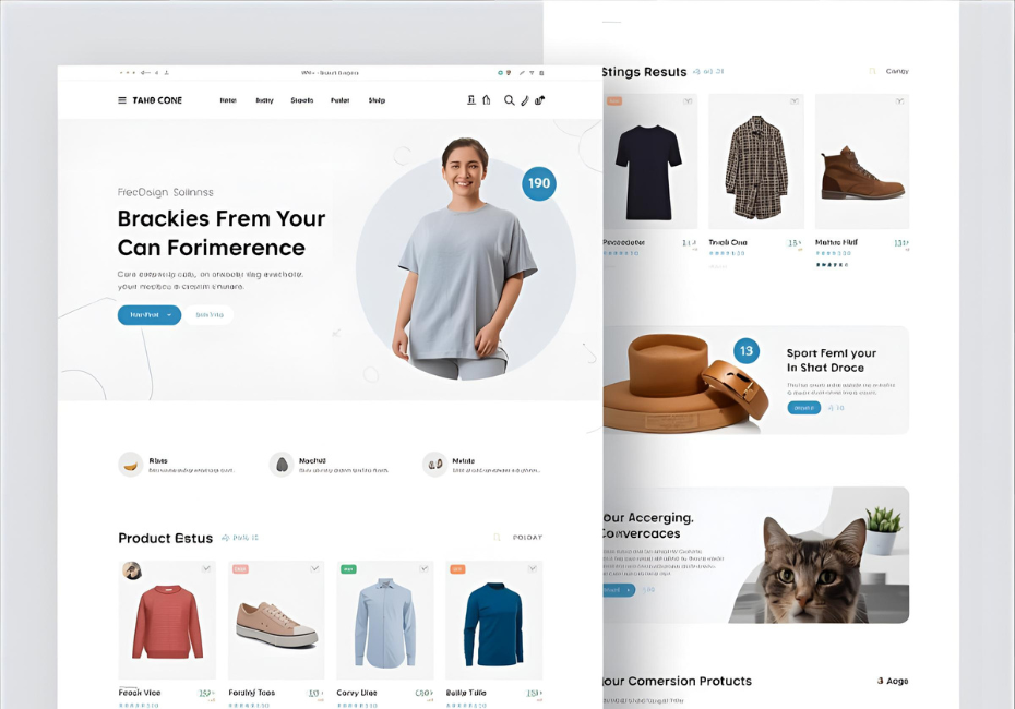 E-commerce website development company creating online stores for businesses